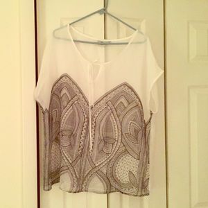 Cute shear shirt. 2x