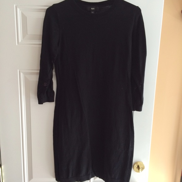 Black sweater dress