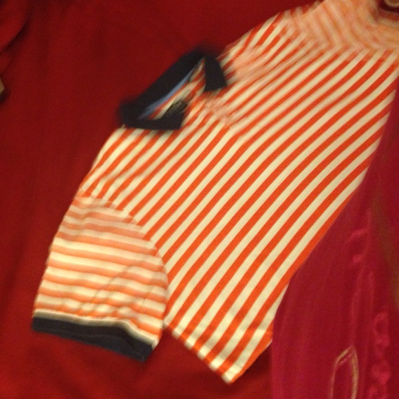 Chaps orange and blue short sleeve xl - Picture 3 of 3