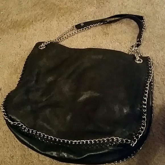Black leather Michael kors purse