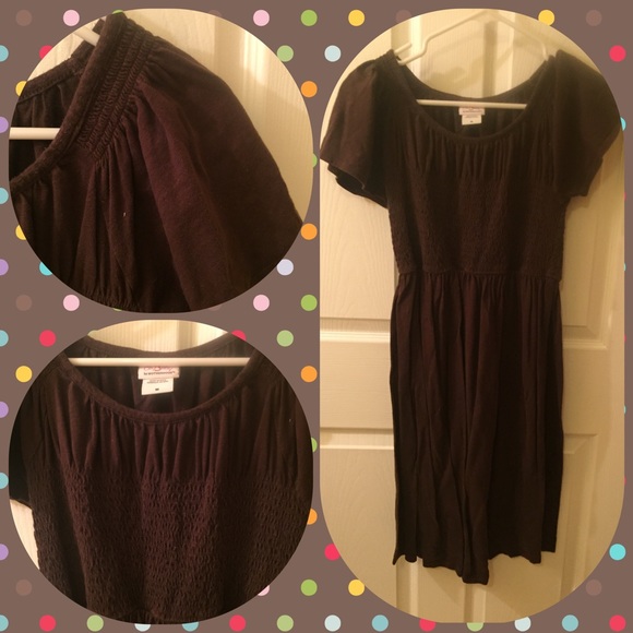 Brown Maternity Dress 🌷