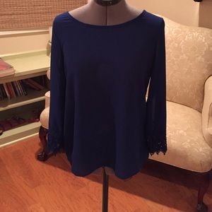 Cobalt blue blouse