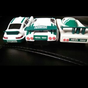 Set of 3 vintage hess cars