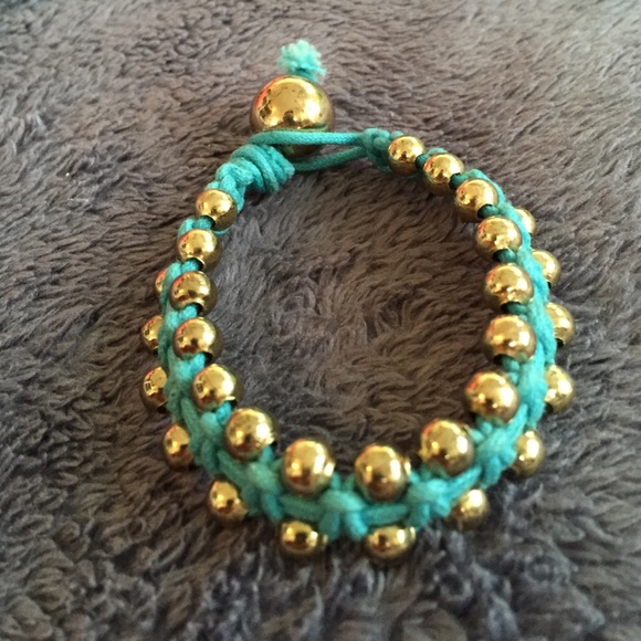 ASOS Aqua blue hand made friendship bracelet