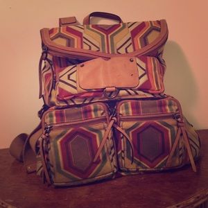 Patterned Backpack from Antropologie