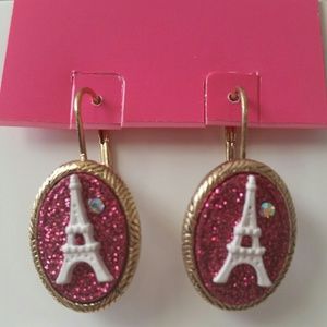 SOLD* SOLD BETSEY  JOHNSON  EIFFEL TOWER EARRINGS