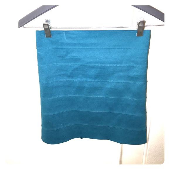 Bandage Skirt in Teal Size S