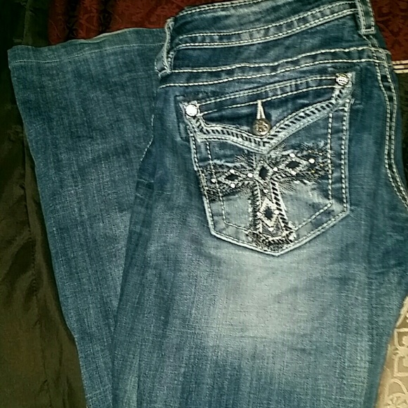 I'm selling size 27 boot cut miss me jeans - Picture 1 of 3