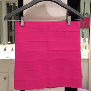 Bandage Skirt Bright Pink Size Medium