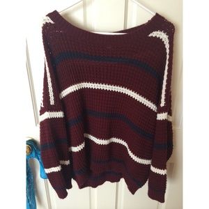 ✖️SOLD✖️💞maroon knitted sweater💞