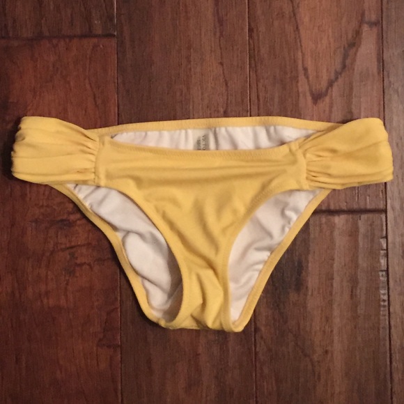 VS yellow bikini bottom