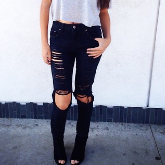 black jeans