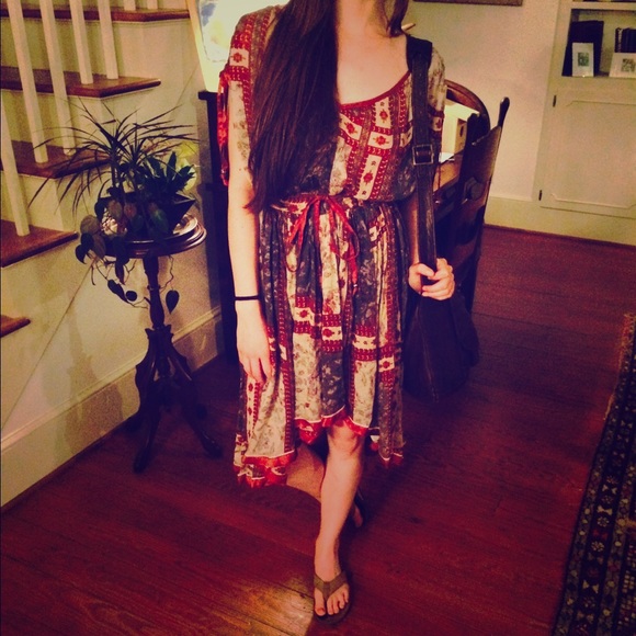 Free People Patterned Dress
