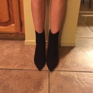 Via Spiga Swede Ankle Boots