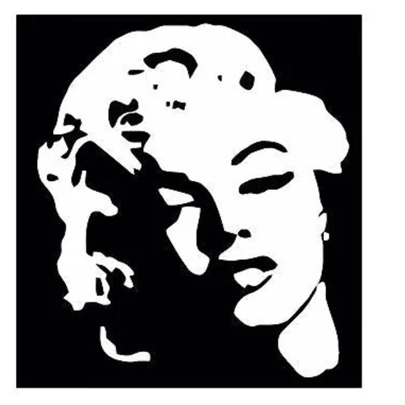 Marilyn Monroe Vinyl Decal (select size & color)