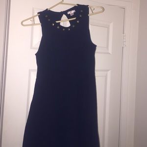 Black elegant dress.