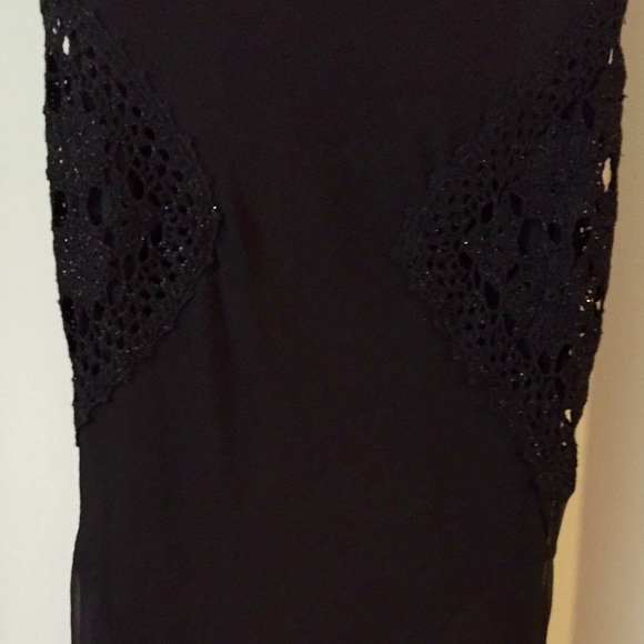 Vintage Diane von Furstenberg Black Silk Dress - Picture 2 of 4