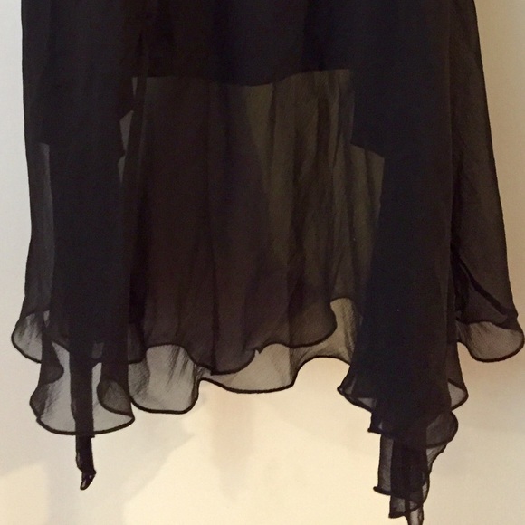 Vintage Diane von Furstenberg Black Silk Dress - Picture 3 of 4