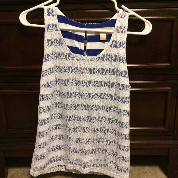Lace tank top