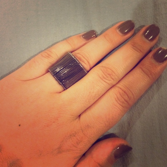 Hematite ring