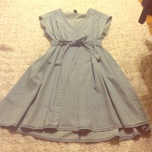 h&m denim dress