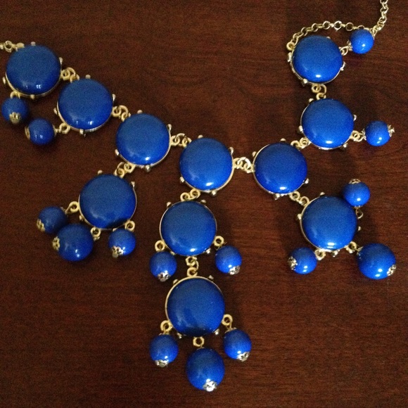 Blue Bubble Necklace - Picture 2 of 2