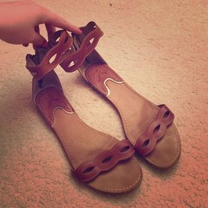 Brown sandals