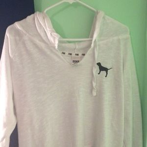 vs pink overzsized pull over