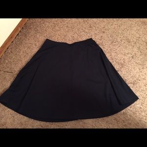 Zenana Styles Navy Blue skater skirt