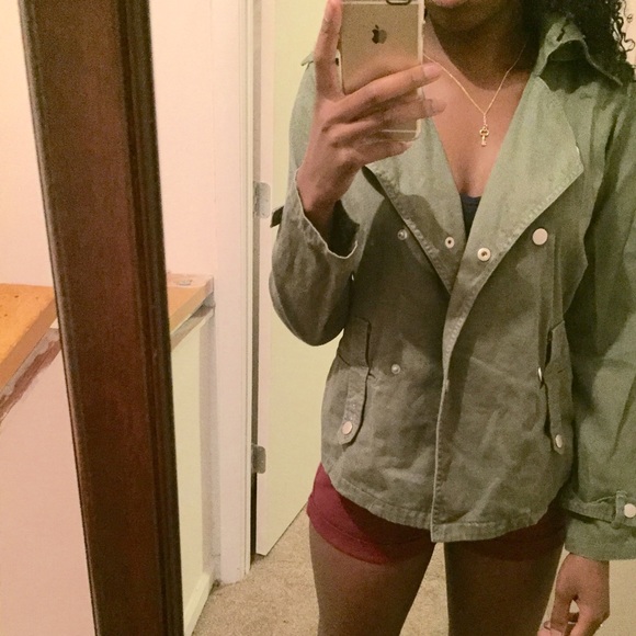 Army green jacket