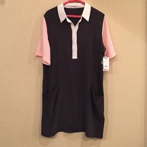 Collared shirt dress