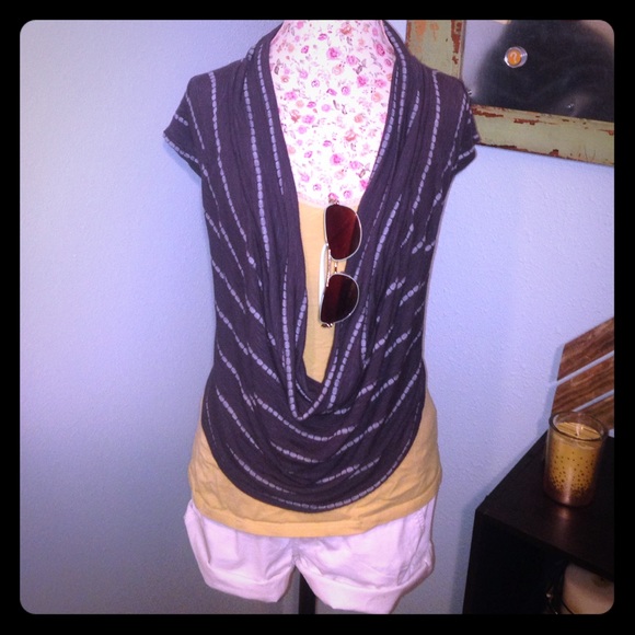🌟🆕Short sleeve slouch/wrap top