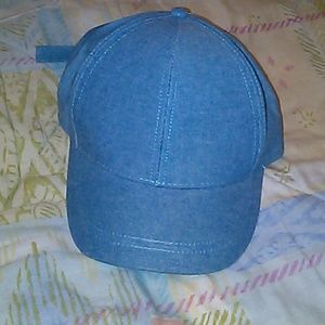 Cute little blue denim hat