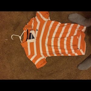 Orange &white American eagle pole great condition