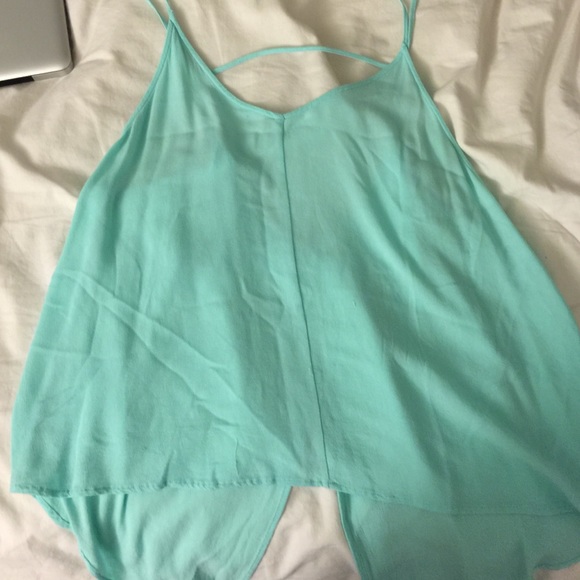 Lush turquoise open back
