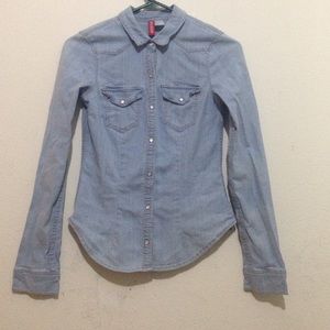 Jean/denim like long sleeve
