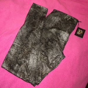 New York and Company Snake Skin Leggings