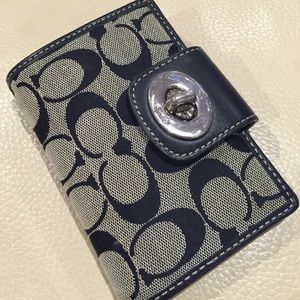 Authentic COACH wallet black