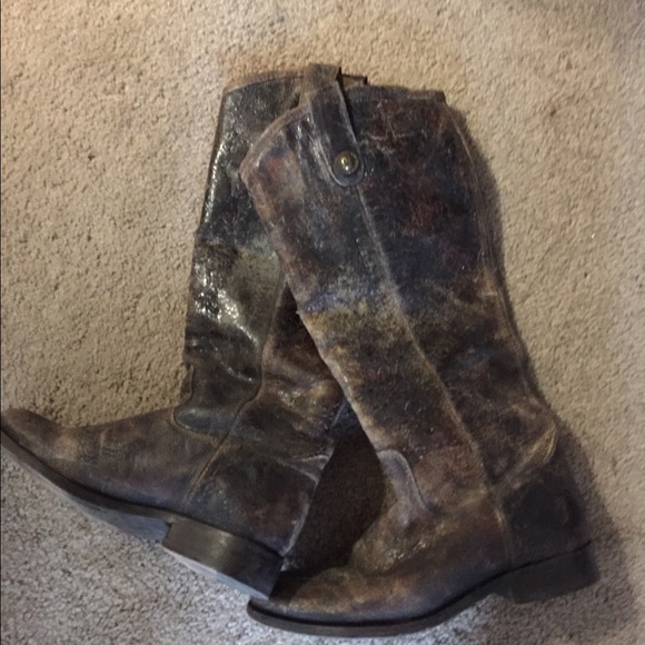 Frye boots 6.5 Melissa button