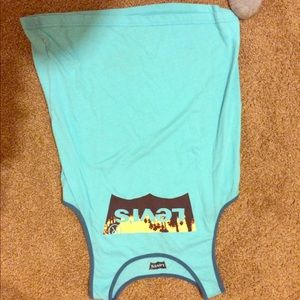 Nice blue tank top great for this time of year!!(: