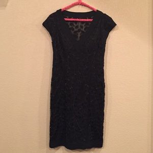 Black beaded dress