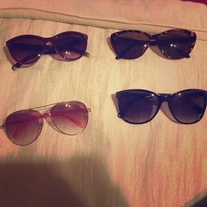 Sunglasses $30 for all 4 pairs or $8 each