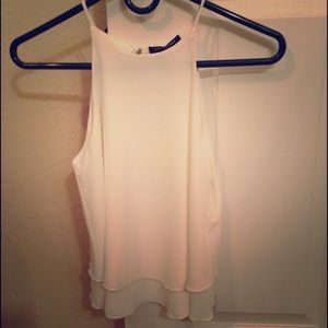 Cream colored blouse
