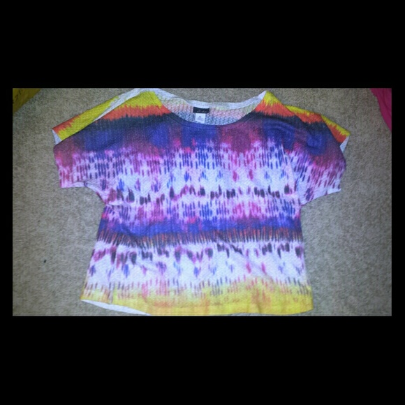 Multicolored summer blouse