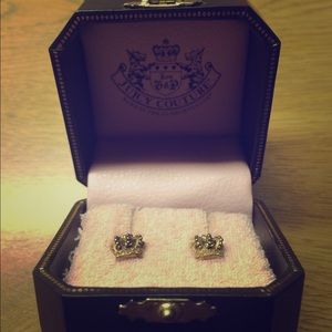 Juicy Couture Crown Earrings