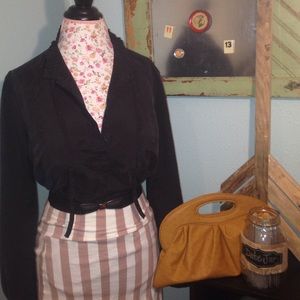 Black button down blouse