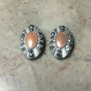 Vintage clip on earrings