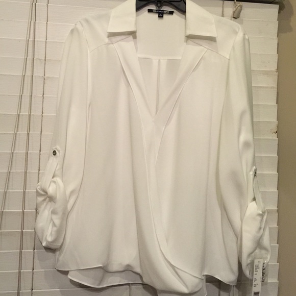 White flowy blouse