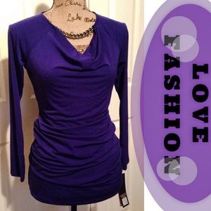 Deep Purple Long Sleeve Top