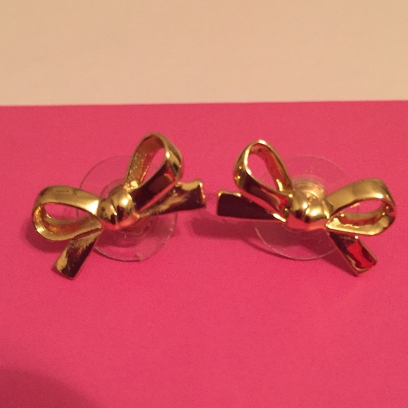 Kate Spade Bow Earrings - Gold
